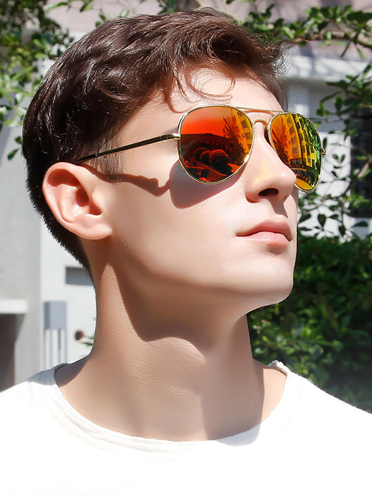 Sunglasses Aviator Polarized - Polarized pilot sunglasses man driving glasses