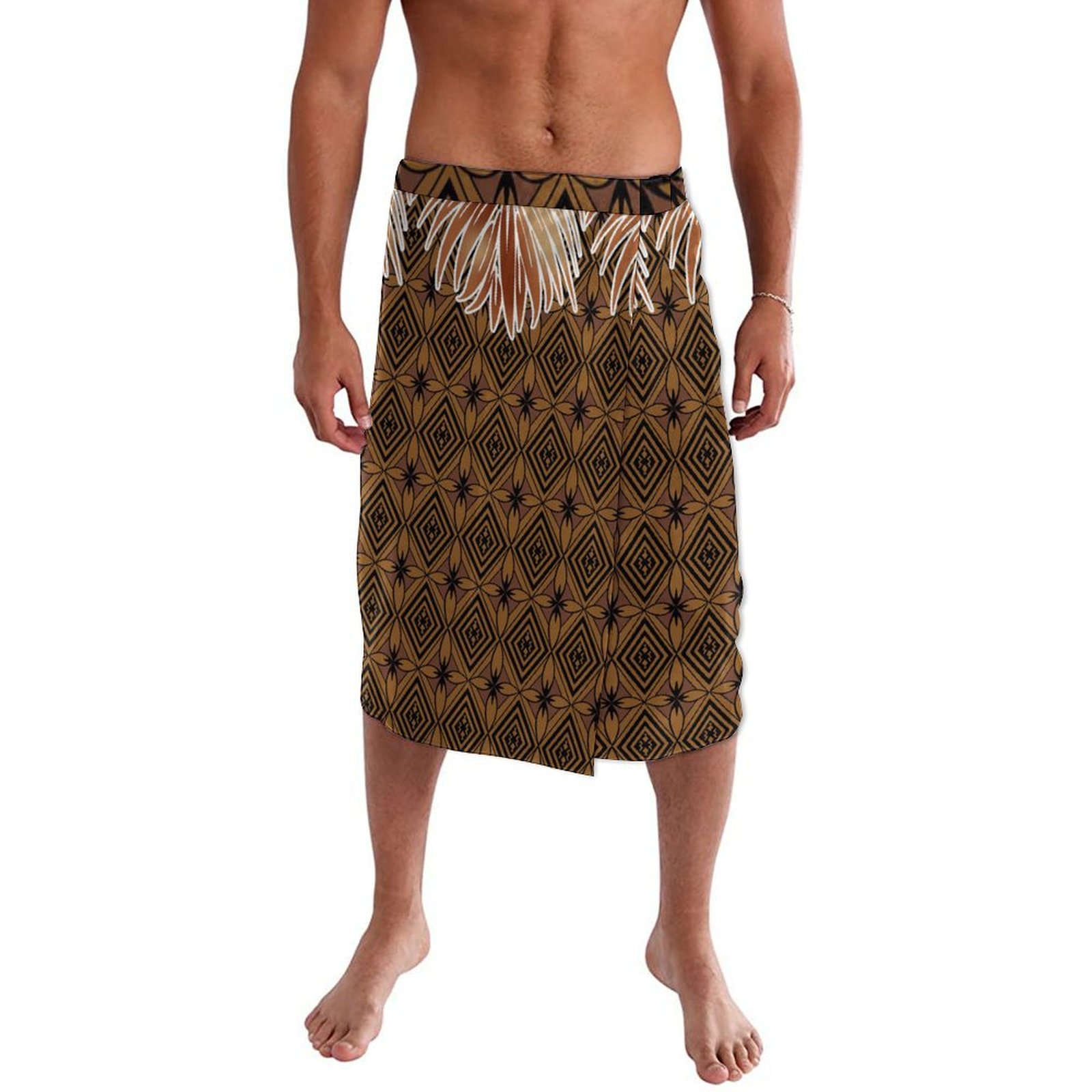 Sarong Men Wrap - Summer Traditional Tribal Polynesian Casual Apron