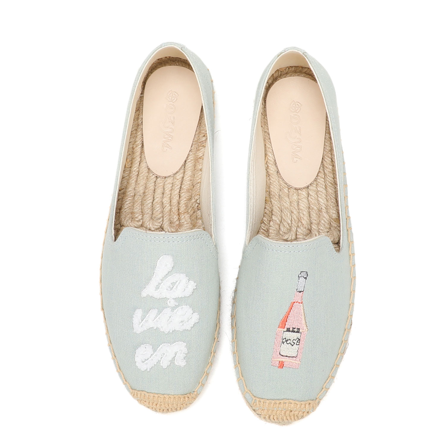 Espadrille Slip On - Espadrilles for Women Fashion Hemp flat