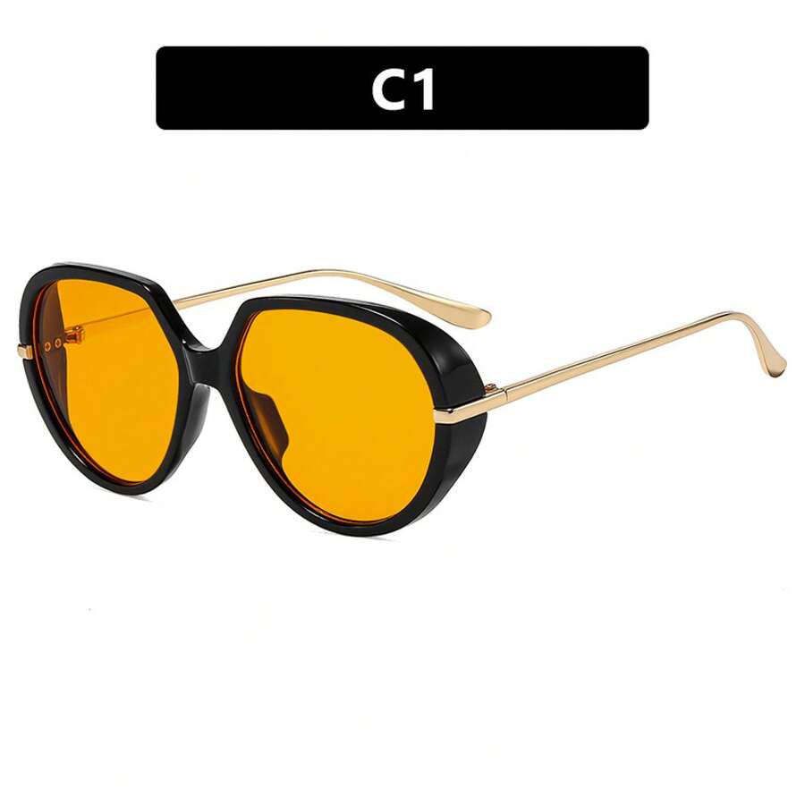 Sunglasses Aviator Polarized - Round-Frame Aviator-Shaped , 2026 New Fashion,