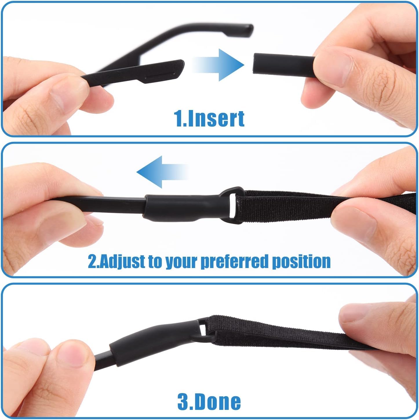4Pcs Adult Glasses Straps (8.3 - Sunglass Retainer Cord recension och pris
