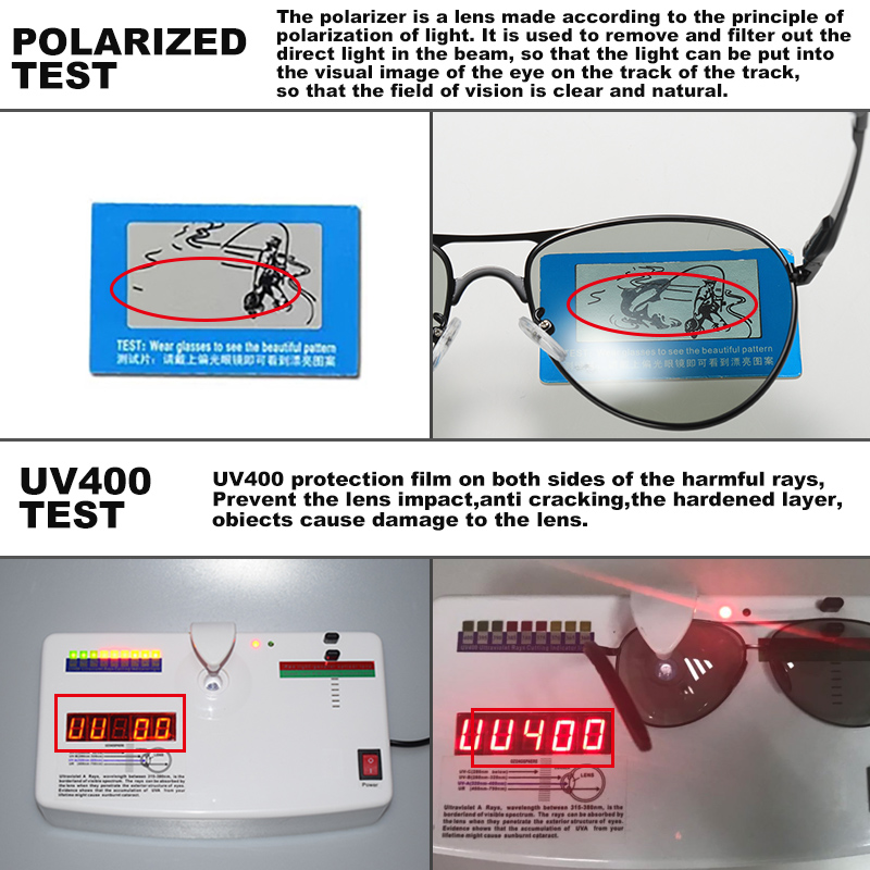 Aviation Photochromic Polarize - Sunglasses Aviator Polarized recension och pris
