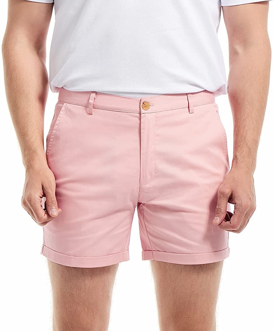 AIMPACT Men's Summer Slim-fit  - Shorts Chino Slim recension och pris