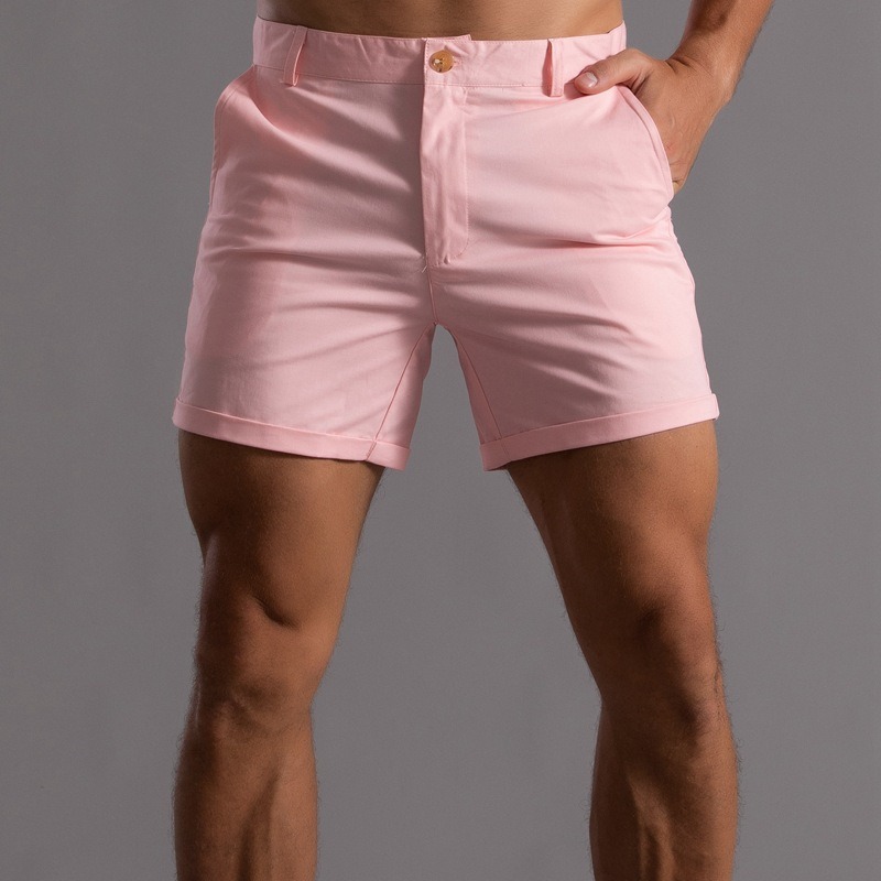 Men Slim Fit Chino Shorts Roll - Shorts Chino Slim recension och pris