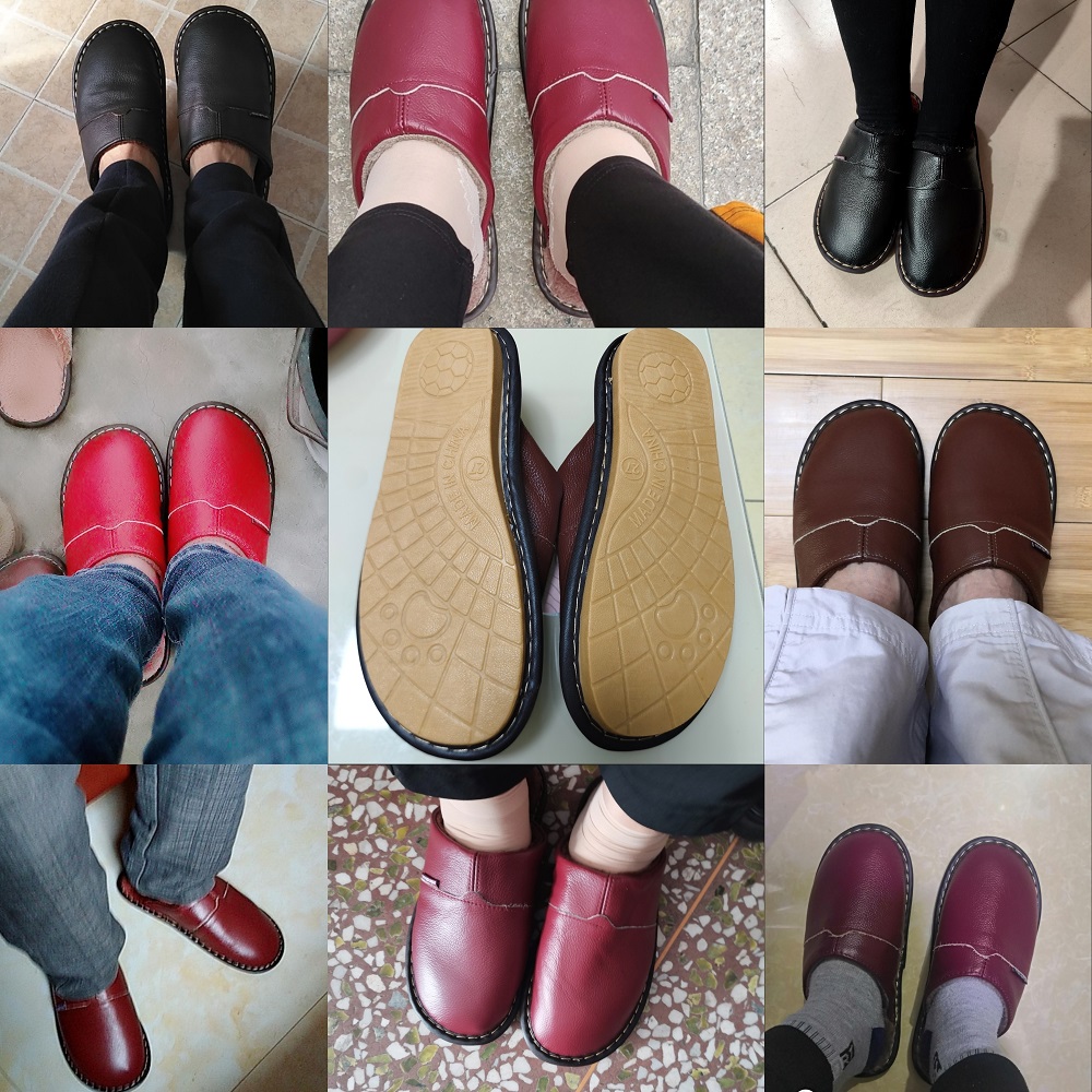 Brand Home Leather Slippers Me - Flip Flop Leather Men recension och pris