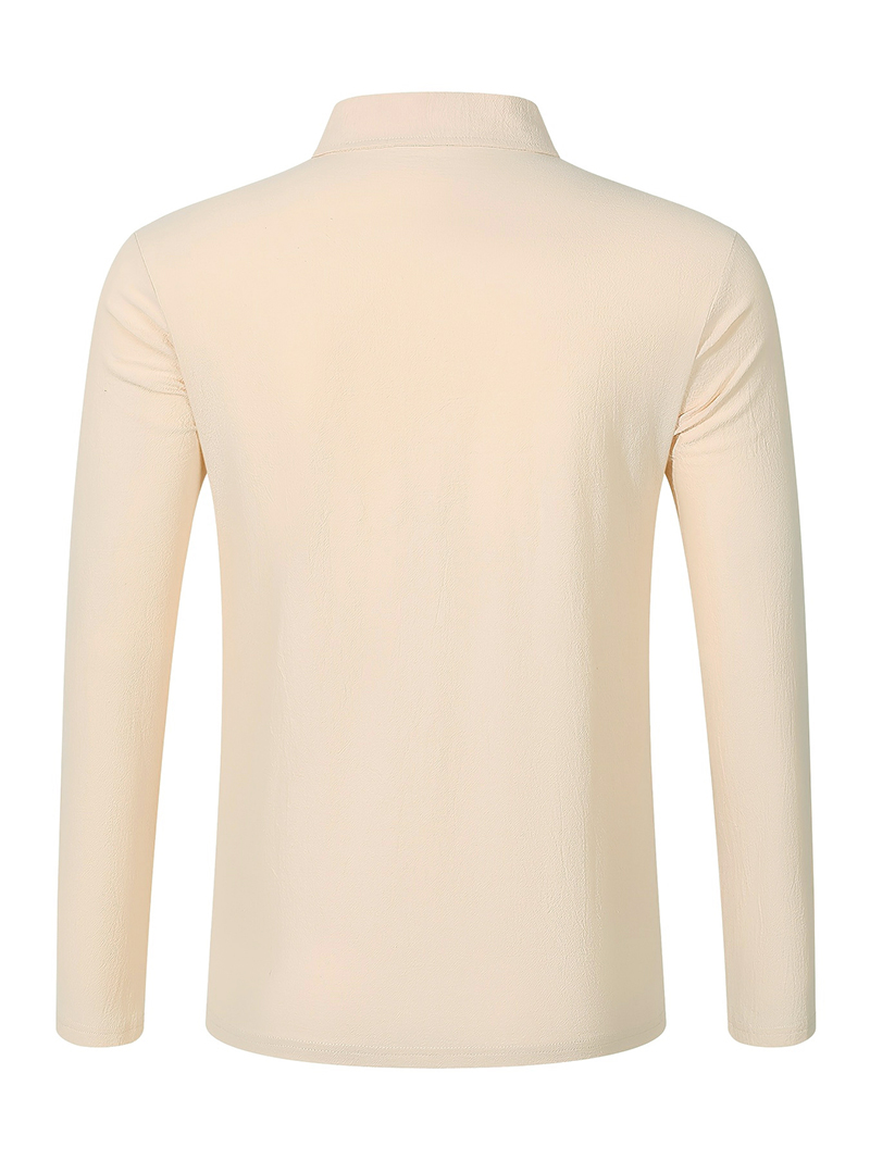 Men's Linen Blend Long Sleeve  - Linen Shirt Breathable recension och pris
