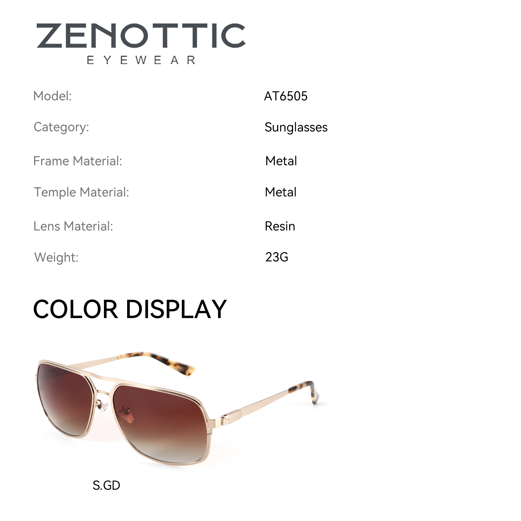 ZENOTTIC（XL Size）High Quilty M - Sunglasses Aviator Polarized recension och pris