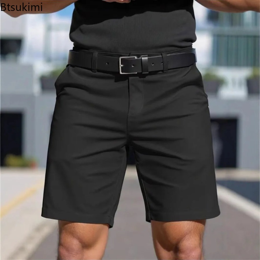 Summer New Mens Solid Slim Chi - Shorts Chino Slim recension och pris