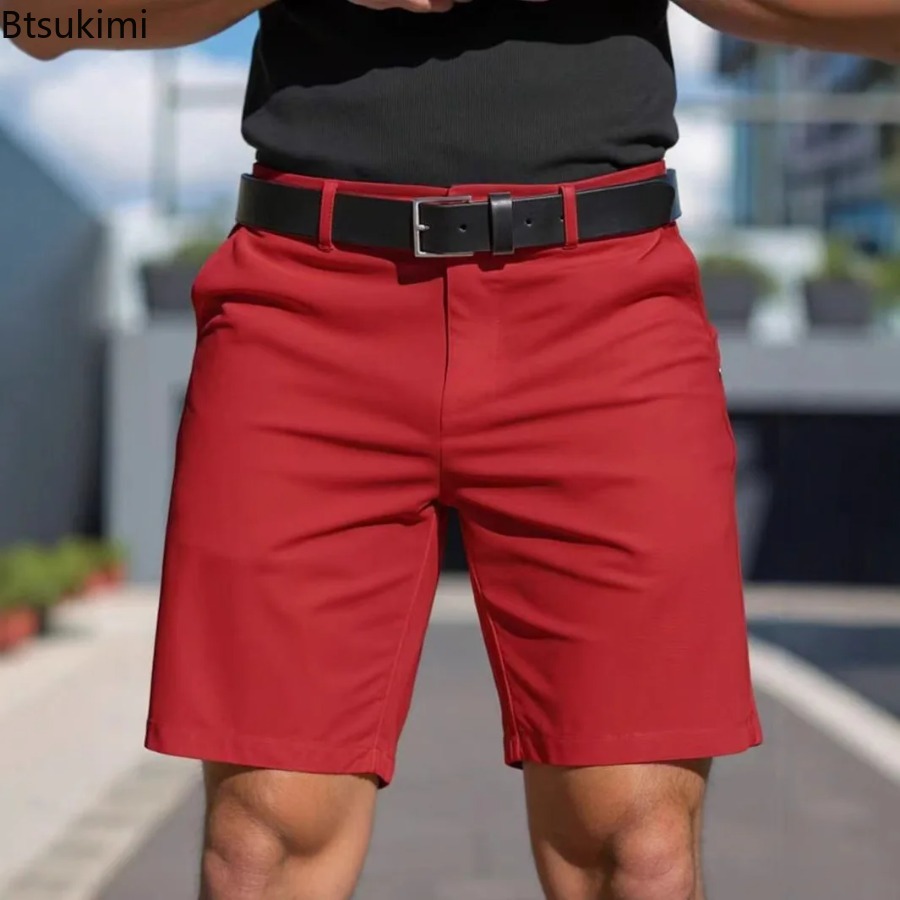 Summer New Mens Solid Slim Chi - Shorts Chino Slim recension och pris