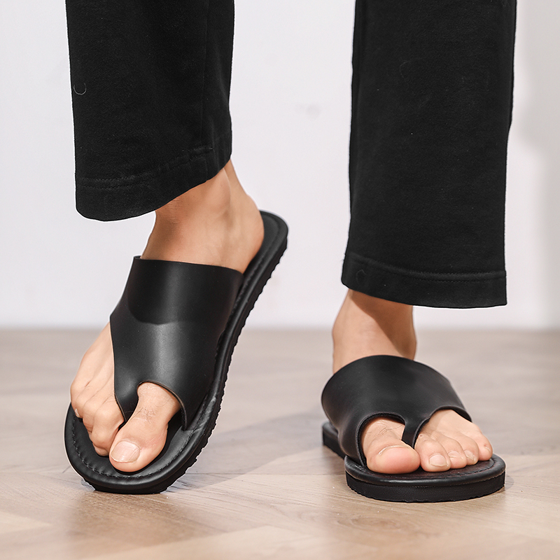 High Quality Mens Slippers Fas - Flip Flop Leather Men recension och pris