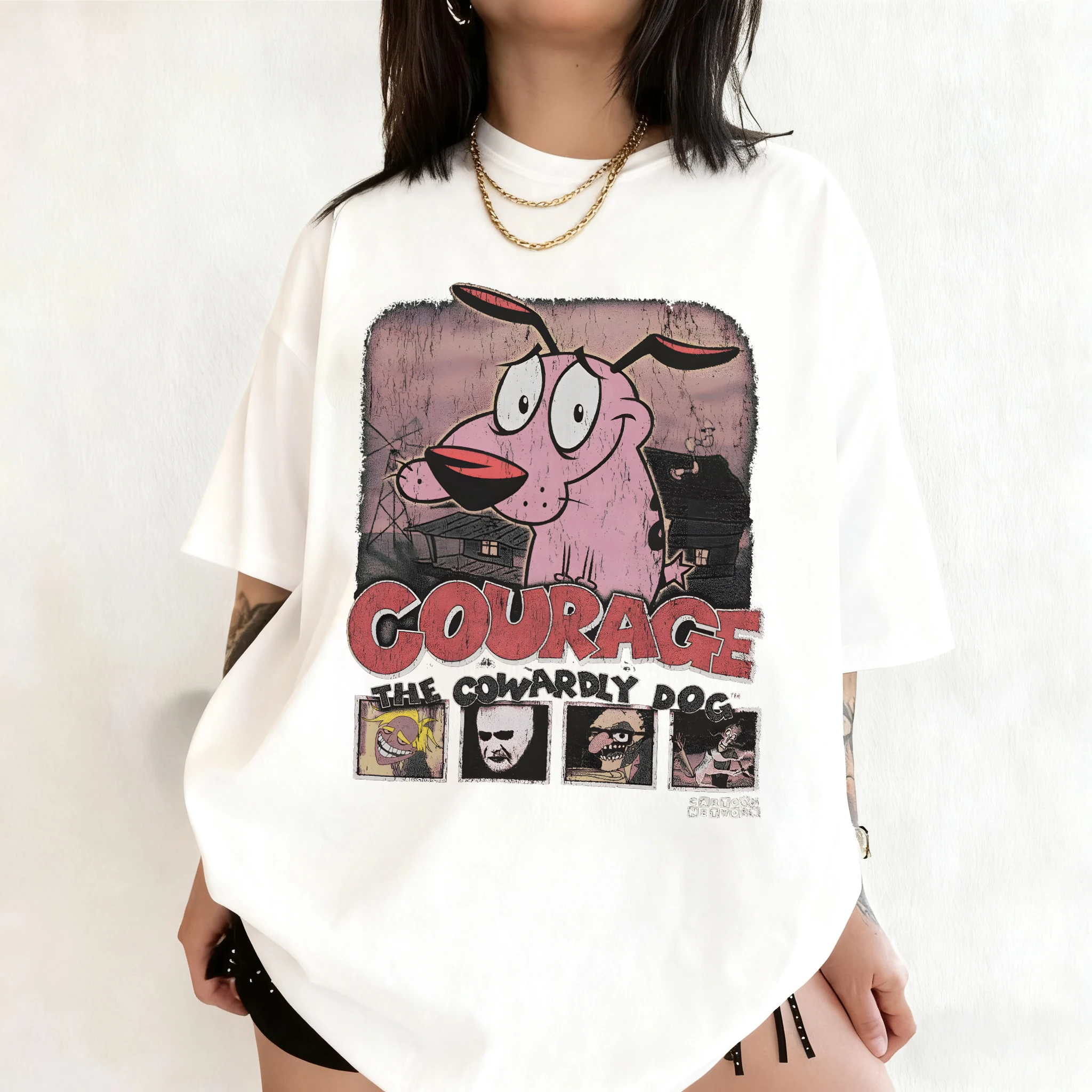 Summer Vintage Courage The Cow - Tee Graphic Print recension och pris