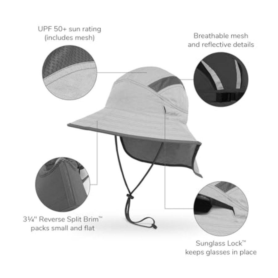 Ultra Adventure Hat - UPF 50+  - Packable Hat Nylon recension och pris