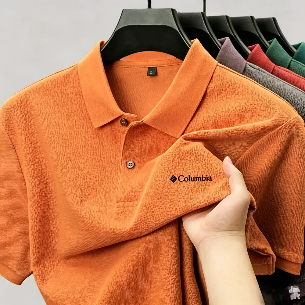 Men'sSummerShort-SleeveSolidCo - Polo Shirt Pique recension och pris
