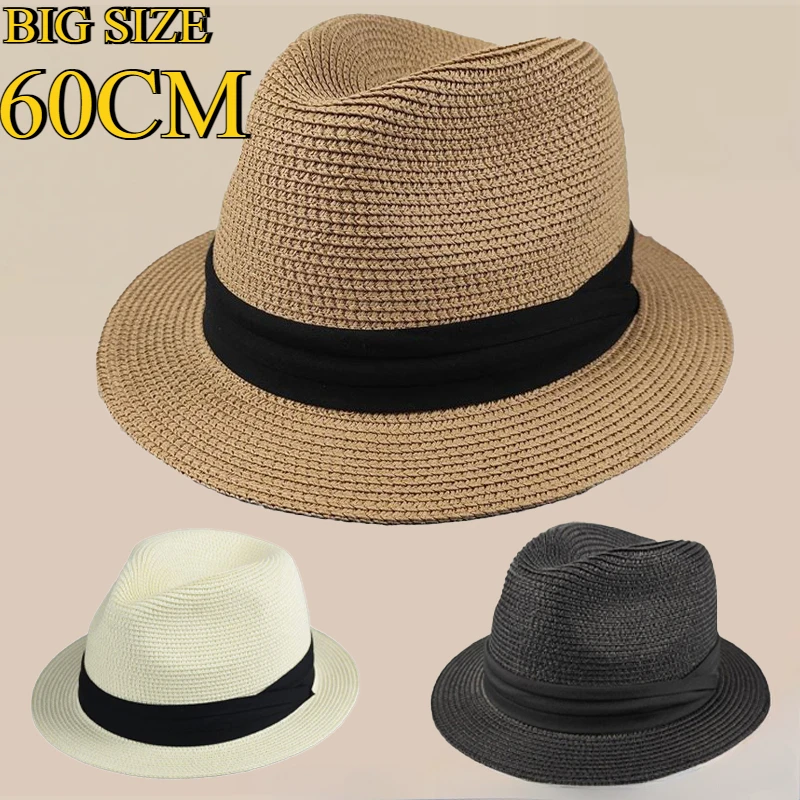 New Big Size Narrow Brim 4cm S - Bucket Hat Straw recension och pris