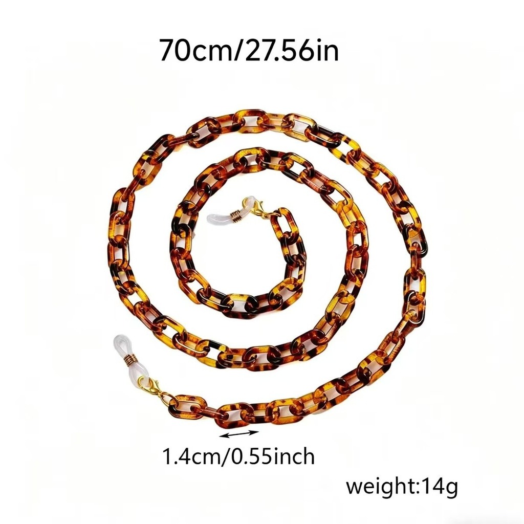 KLASSNUM Multicolor Brown Acry - Sunglass Retainer Cord recension och pris