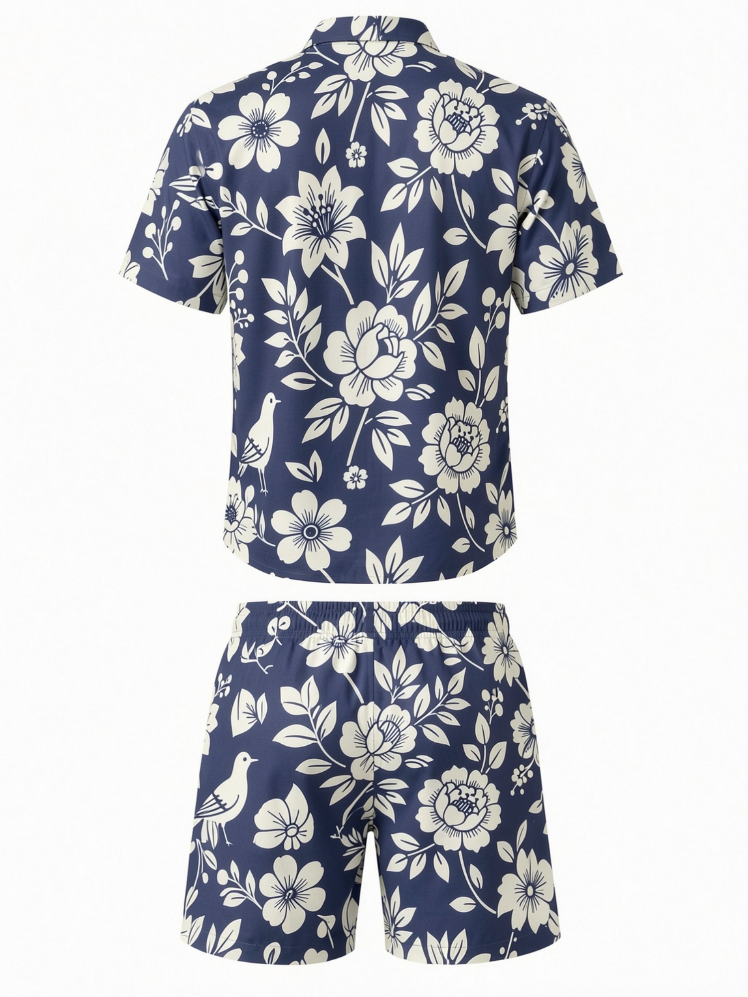 Mens Floral Short Sleeve Shirt - Resort Shirt Floral recension och pris