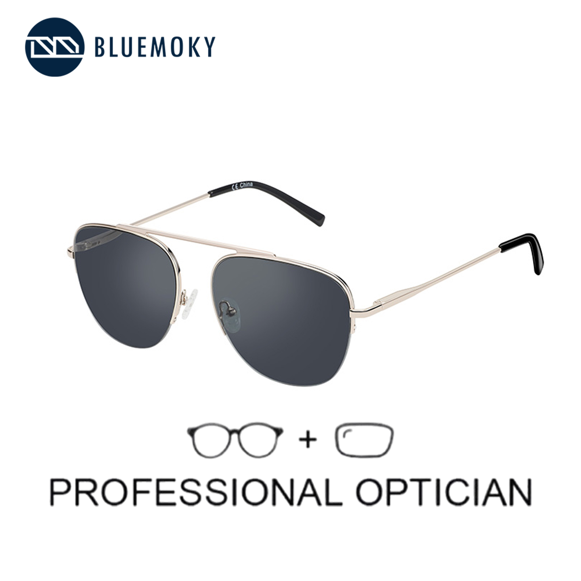 BLUEMOKY Fashion Polarized Pre - Sunglasses Aviator Polarized recension och pris