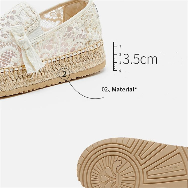 Joy&Mario Platform Women Loafe - Espadrille Slip On recension och pris
