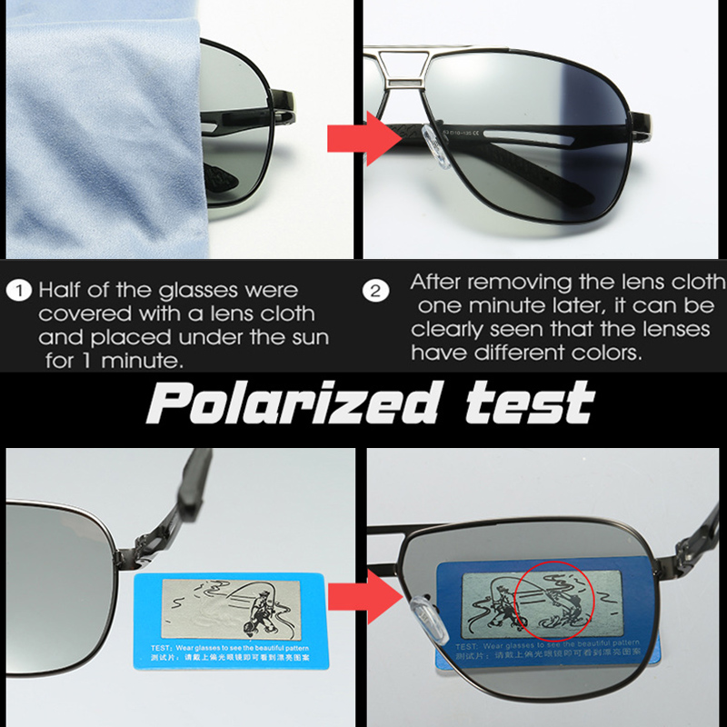 LIOUMO Aviation Sunglasses Men - Sunglasses Aviator Polarized recension och pris