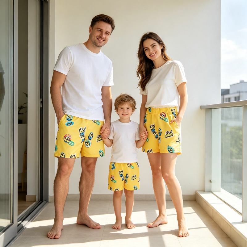 Boys Minions Printed Swim Shor - Trunks Board Surf recension och pris