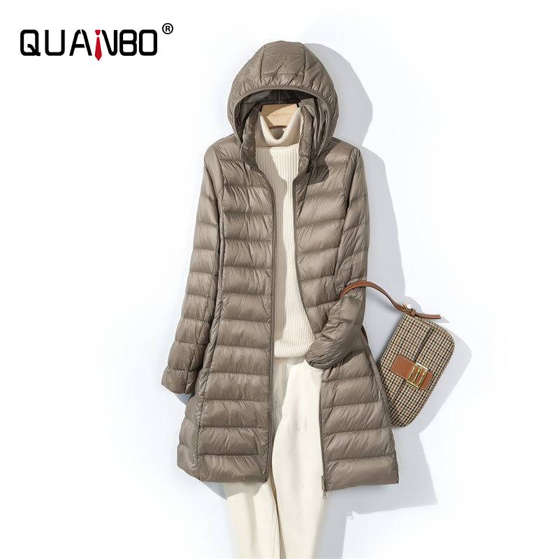 Women Long Puffer Jackets 2024 - Packable Hat Nylon recension och pris