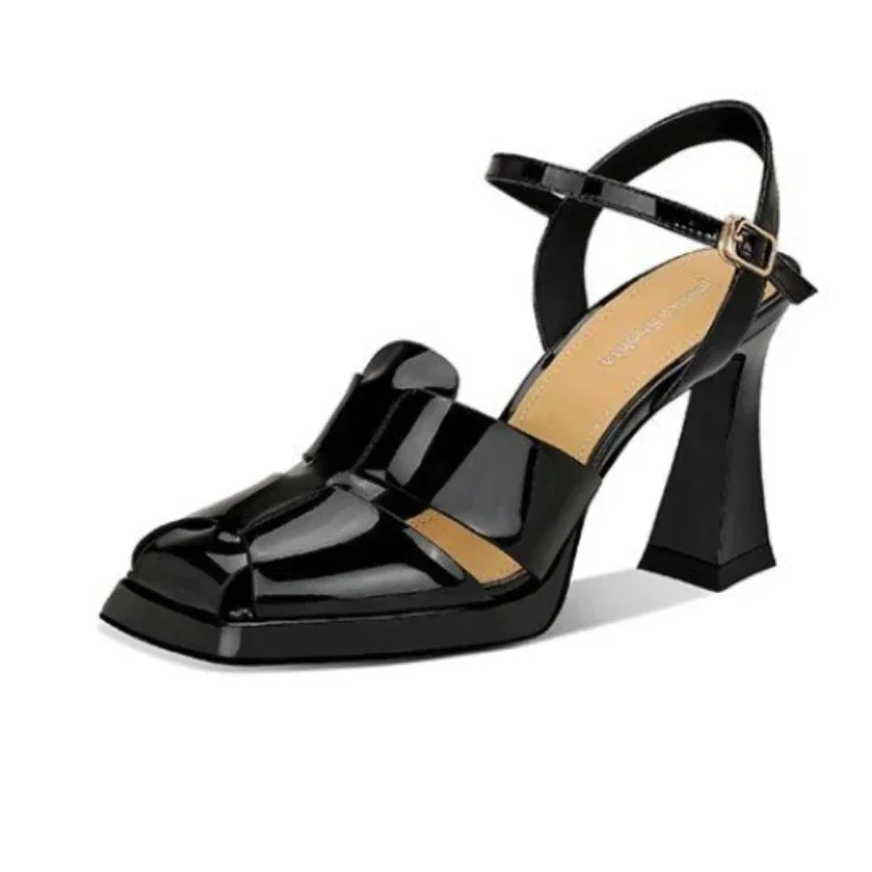 Women's High Heel Sandals Fash - Casual Sandal Leather recension och pris