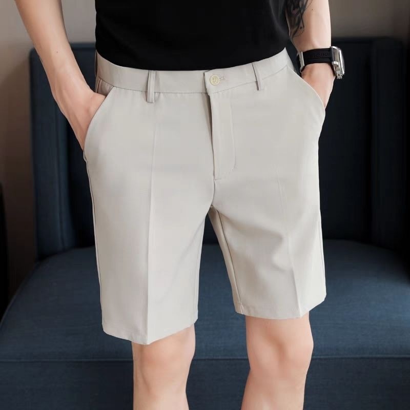 Men's Slim Fit Suit Shorts Sum - Shorts Chino Slim recension och pris