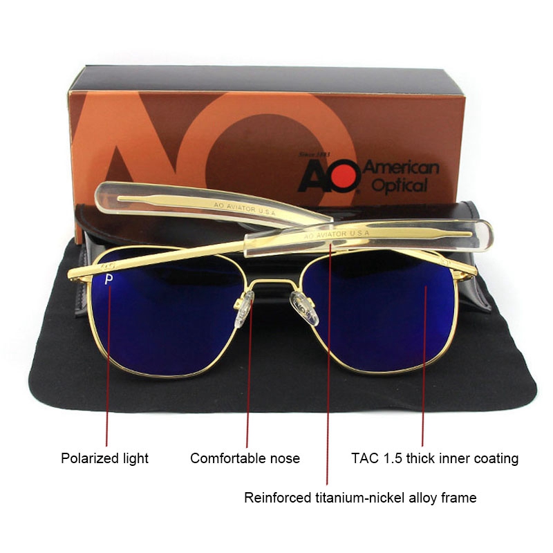 AO Sunglasses Polarized Lens M - Sunglasses Aviator Polarized recension och pris