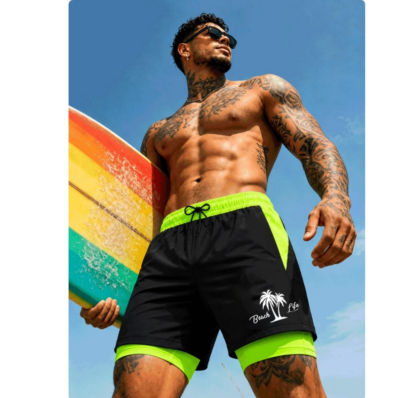Men'S Swimming Trunks Palm Tre - Trunks Board Surf recension och pris
