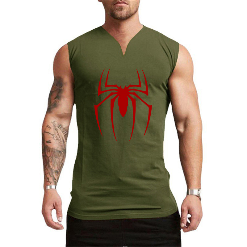 Red Spider Printed Gym Fitness - Tank Top Muscle recension och pris