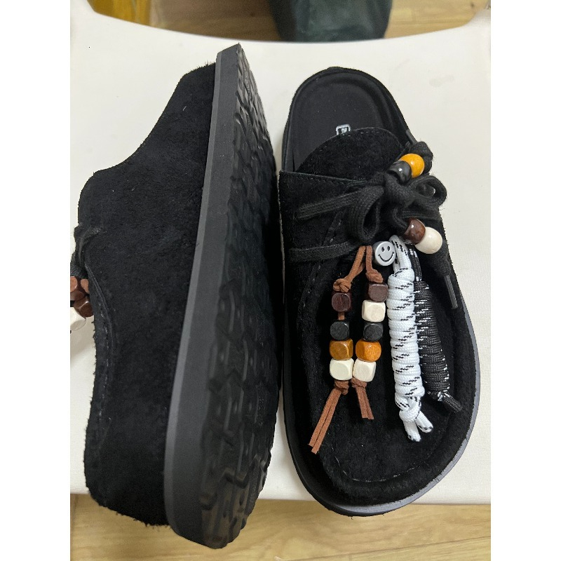 Women Men Clogs Cow Suede Leat - Flip Flop Leather Men recension och pris