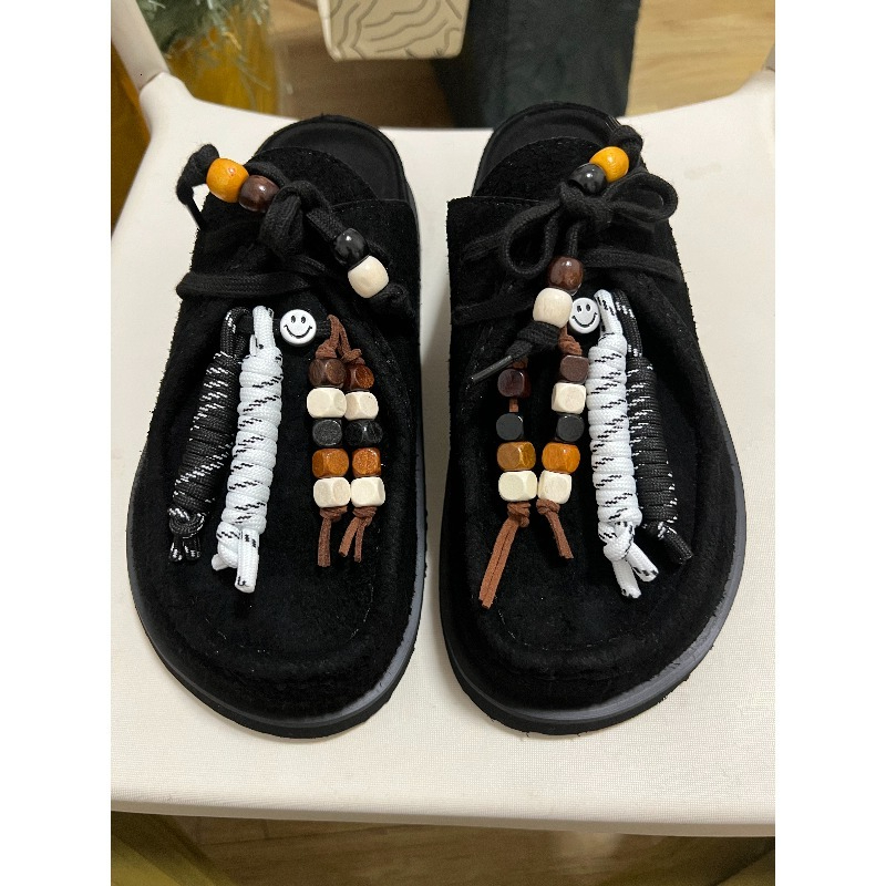 Women Men Clogs Cow Suede Leat - Flip Flop Leather Men recension och pris
