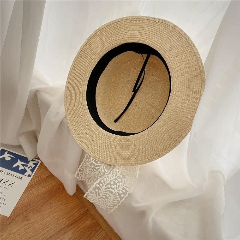 Style Accessory Lace Bow Straw - Bucket Hat Straw recension och pris