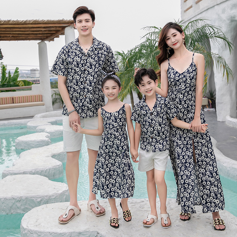 Family Matching Outfit Floral  - Resort Shirt Floral recension och pris