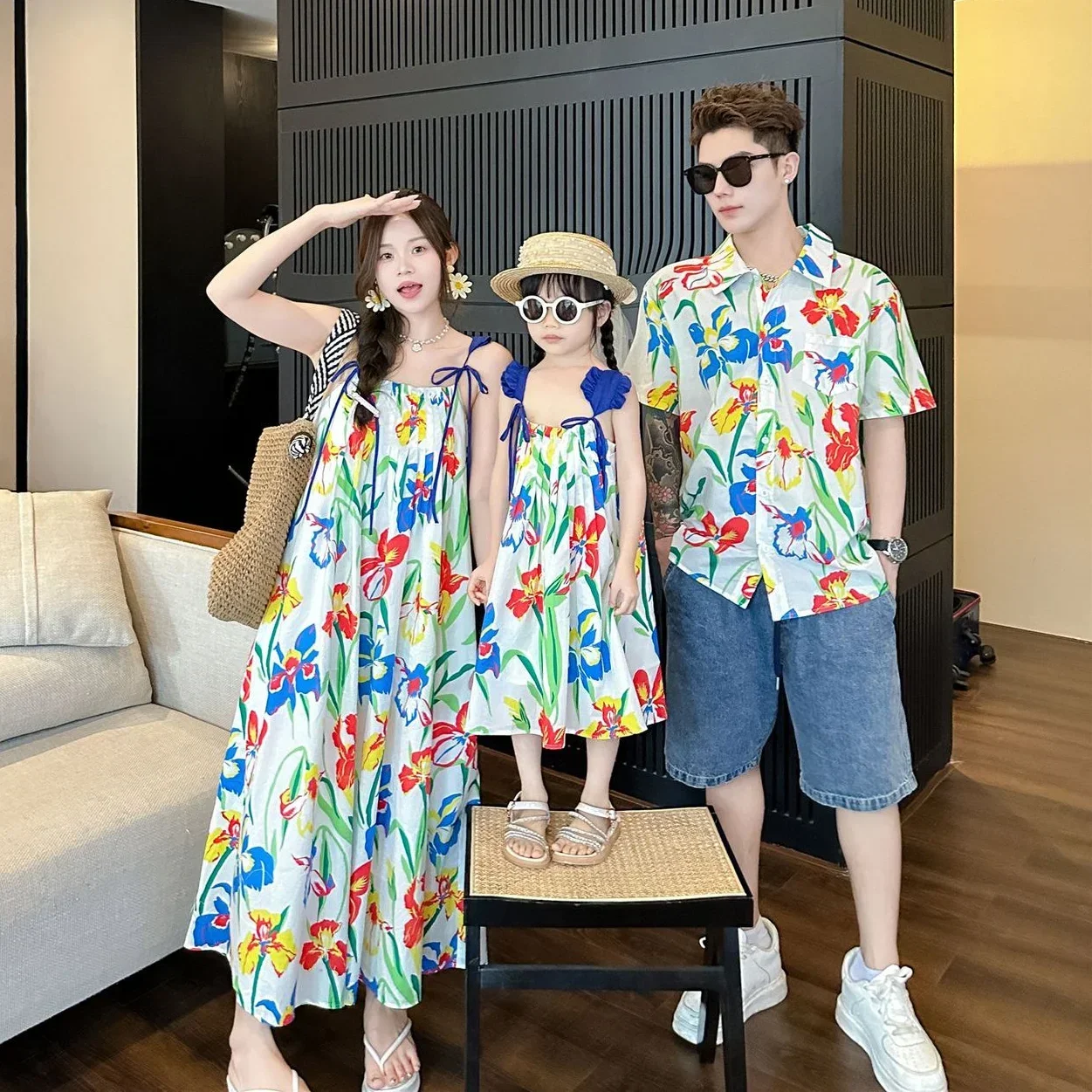 VacationClothes Korean Mommy a - Resort Shirt Floral recension och pris