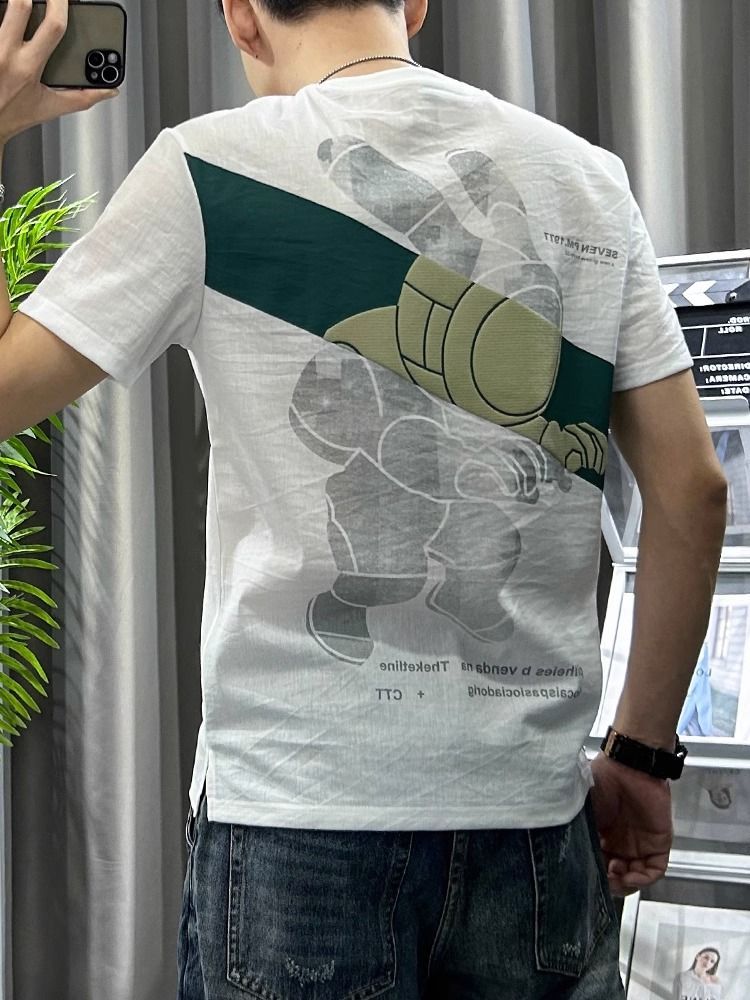 Male Tees Shirts White Linen T - Short Linen Drawstring recension och pris