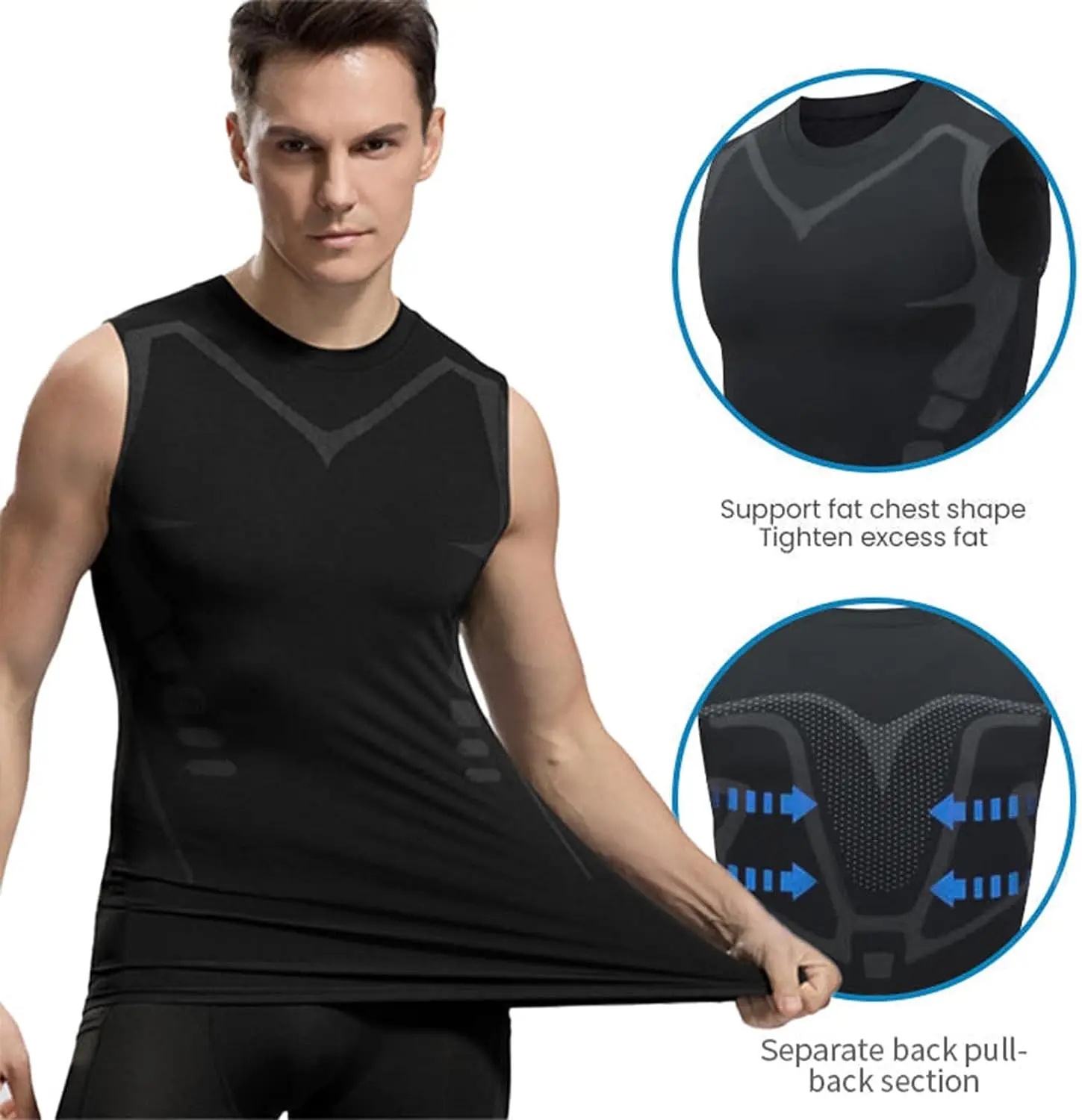 Compression Tank Top Mens Gym  - Tank Top Muscle recension och pris