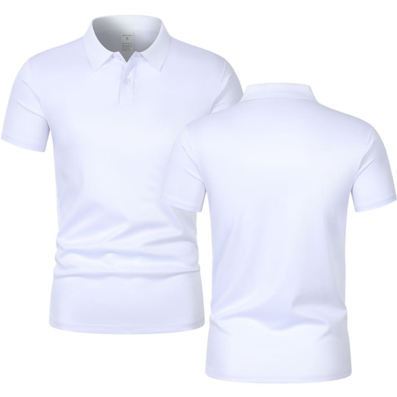 2025 New Summer Men's Short Sl - Polo Shirt Pique recension och pris