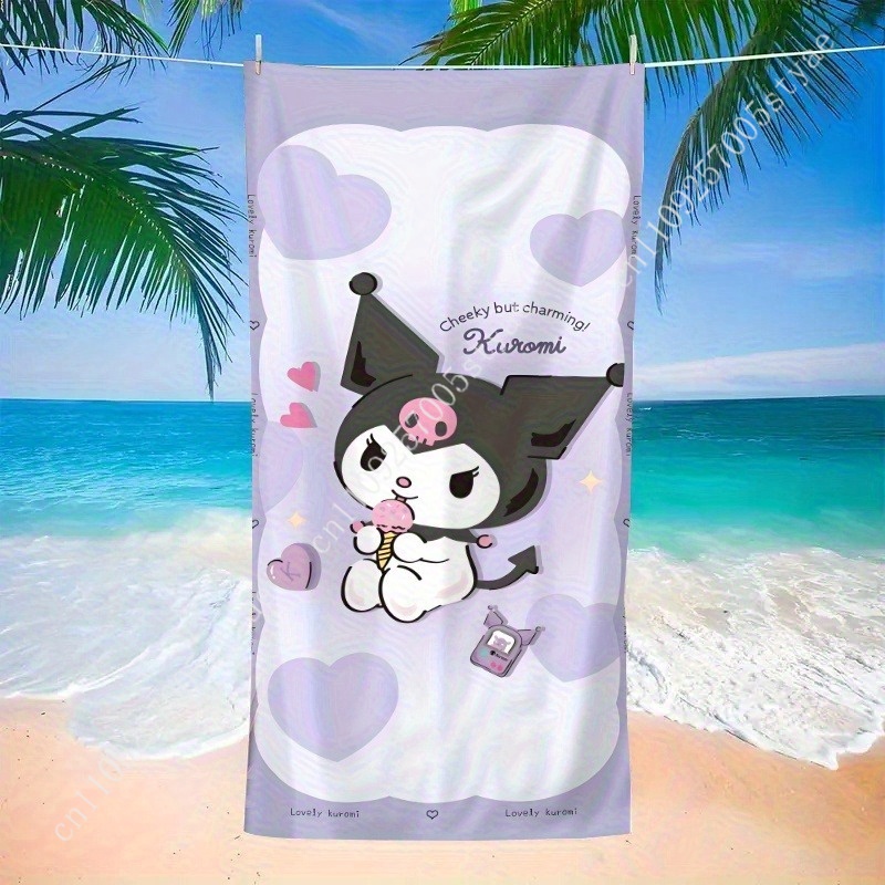 Kuromi Beach Towel A Playful a - Beach Towel Large recension och pris
