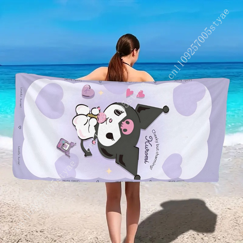 Kuromi Beach Towel A Playful a - Beach Towel Large recension och pris