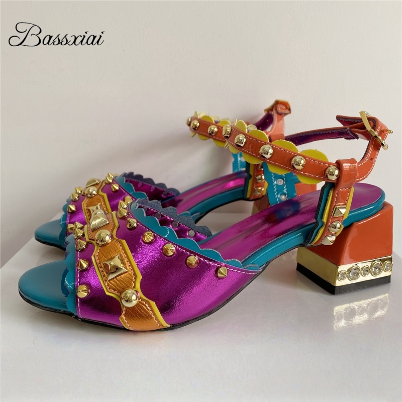 Luxury Rivet T-Strap Sandals W - Casual Sandal Leather recension och pris