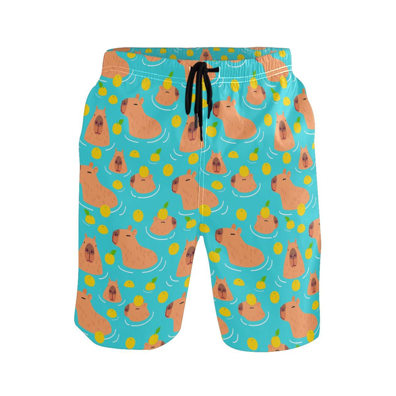 Cartoon Animal 3d Print Capyba - Trunks Board Surf recension och pris
